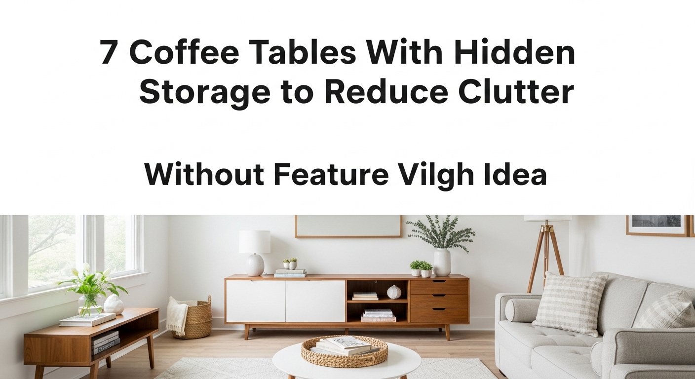 5 Coffee Tables With Hidden Storage to Reduce Clutter