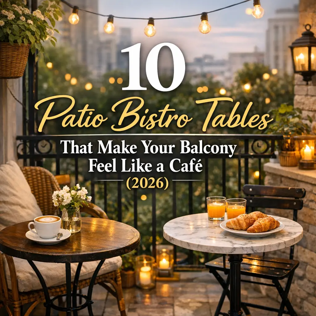 10 Patio Bistro Tables That Make Your Balcony Feel Like a Café (2026)